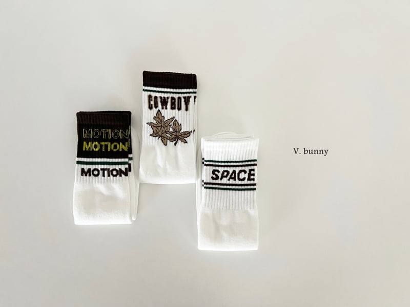 V Bunny - Korean Children Fashion - #toddlerclothing - Cowboy Socks Set - 3
