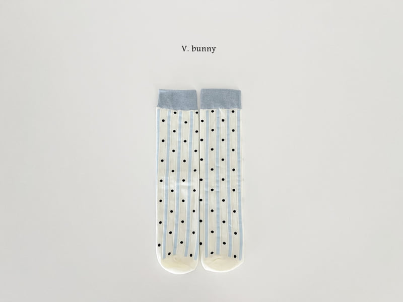 V Bunny - Korean Children Fashion - #toddlerclothing - Dotted Heart Socks Set - 8