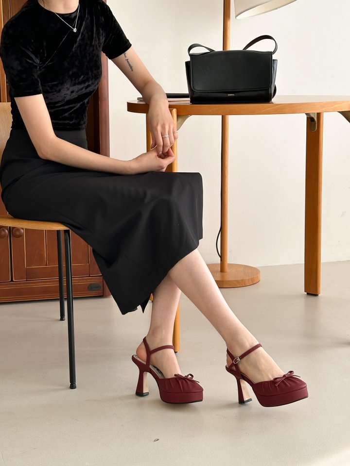 Vade - Korean Women Fashion - #womensfashion - High Mary Jane Round Pumps Heel - 4