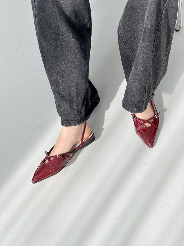 Vade - Korean Women Fashion - #momslook - Stiletto Slingback Flat - 10