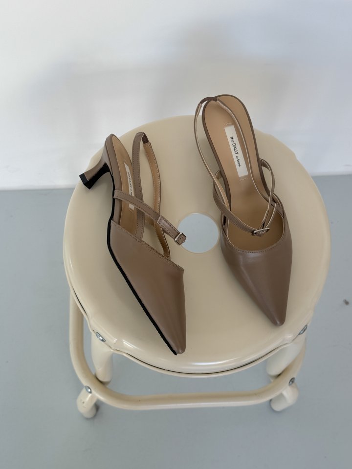 Vade - Korean Women Fashion - #momslook - Stiletto Slingback Mule Heel - 3