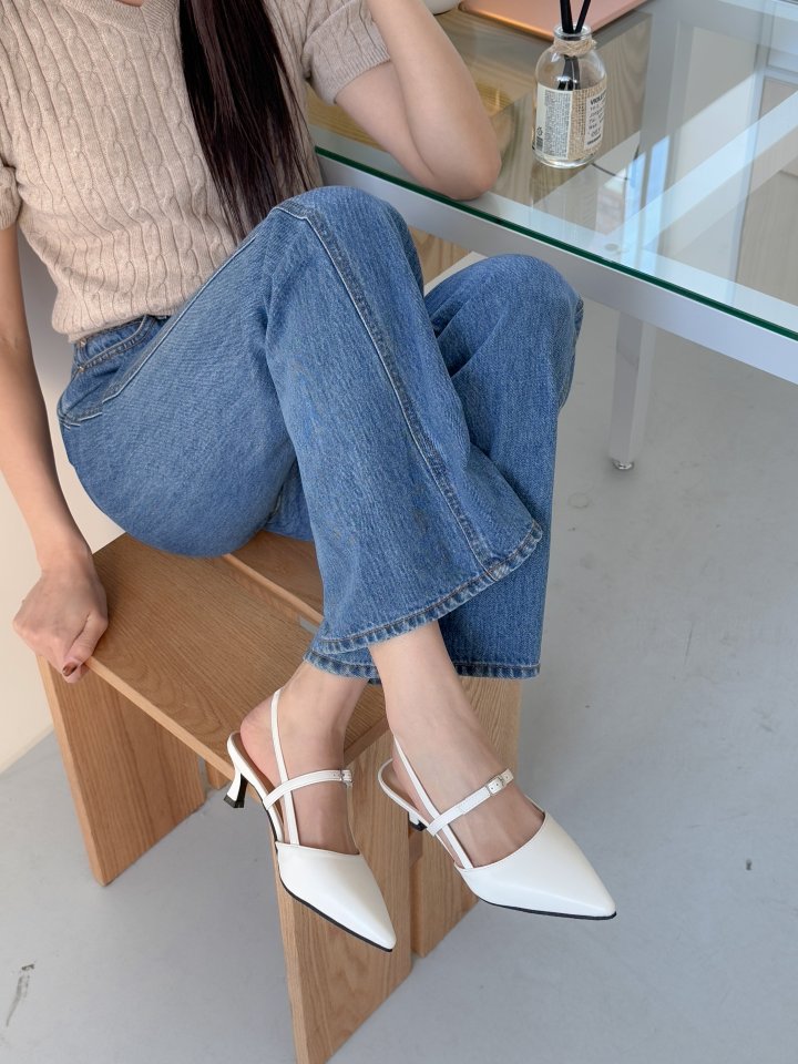 Vade - Korean Women Fashion - #momslook - Stiletto Slingback Mule Heel - 7