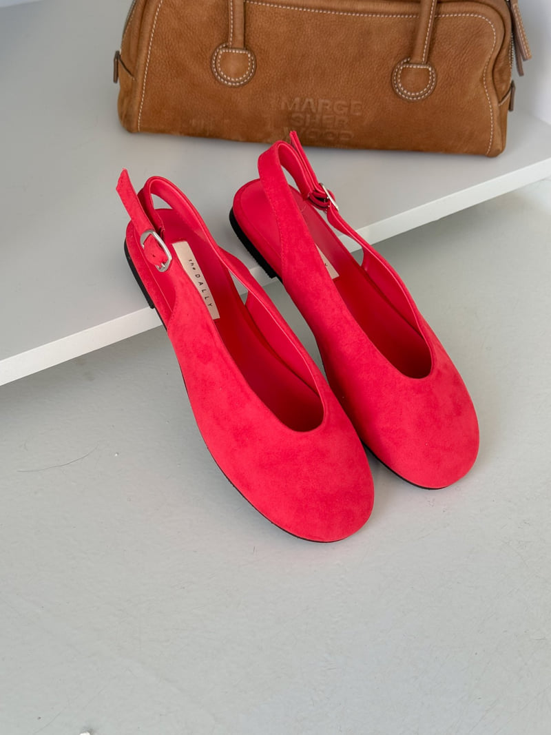 Vade - Korean Women Fashion - #momslook - Low Heel Slingback Flat - 10