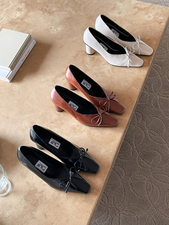 Vade - Korean Women Fashion - #momslook - Pumps Ribbon Heel