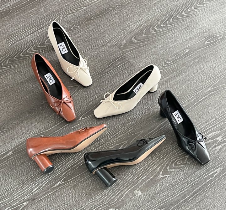 Vade - Korean Women Fashion - #momslook - Pumps Ribbon Heel - 11
