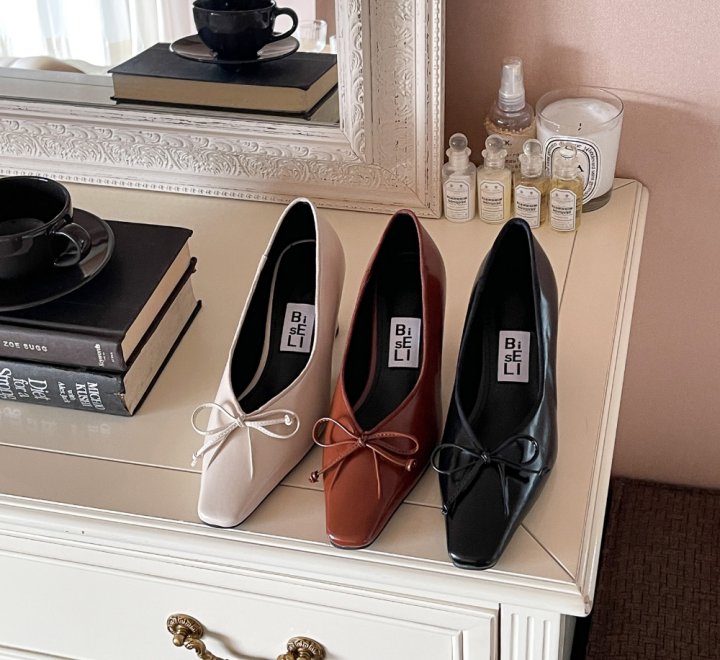 Vade - Korean Women Fashion - #momslook - Pumps Ribbon Heel - 3