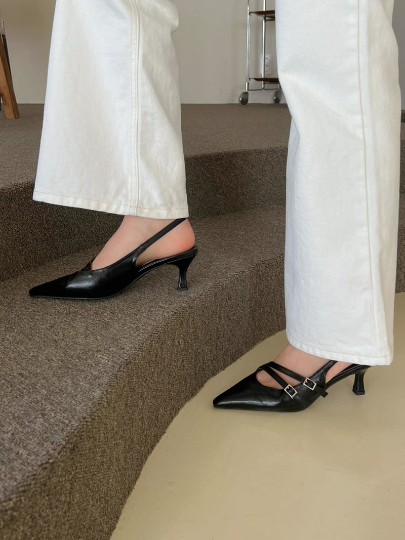 Vade - Korean Women Fashion - #momslook - Slingback Sandal Mule - 12