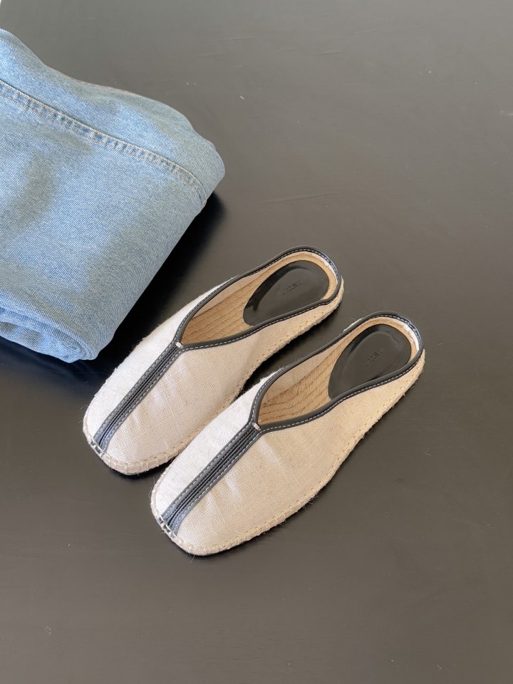 Vade - Korean Women Fashion - #womensfashion - Espadrille Mule Bloafer - 4