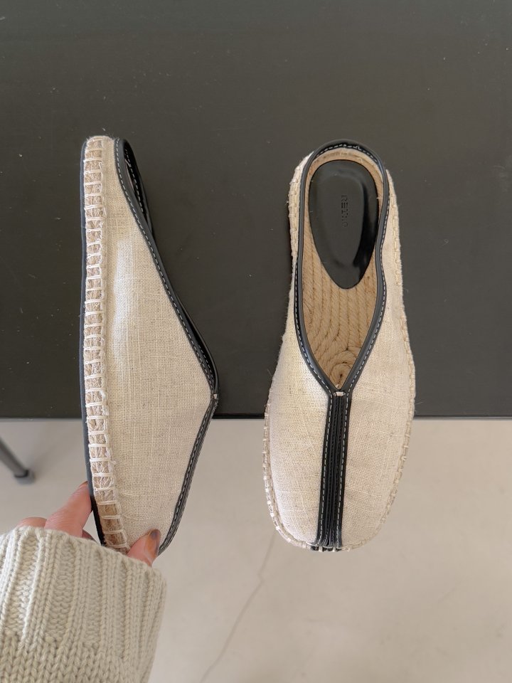 Vade - Korean Women Fashion - #momslook - Espadrille Mule Bloafer - 8