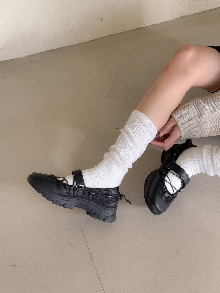 Vade - Korean Women Fashion - #momslook - Sneakers Flat Ballerina Knot