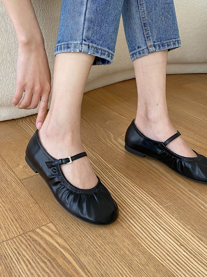 Vade - Korean Women Fashion - #momslook - Banding Soft Cloud Flat - 9