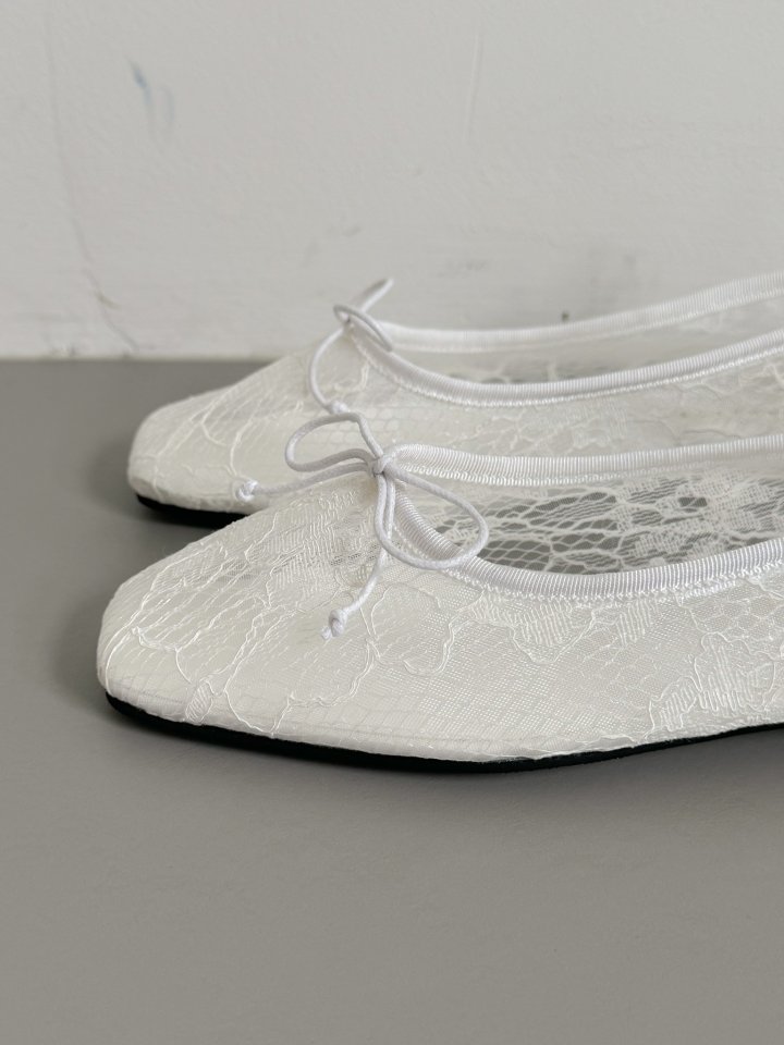 Vade - Korean Women Fashion - #momslook - Round Ribbon Flat - 9