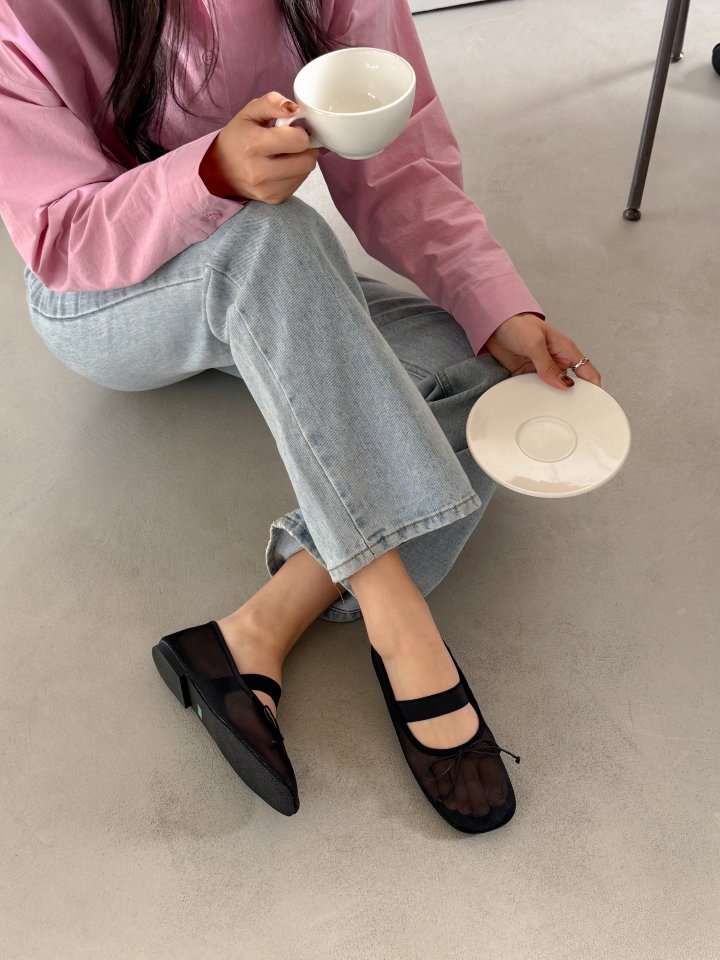 Vade - Korean Women Fashion - #momslook - Mary Jane Flat Banding Ribbon - 7