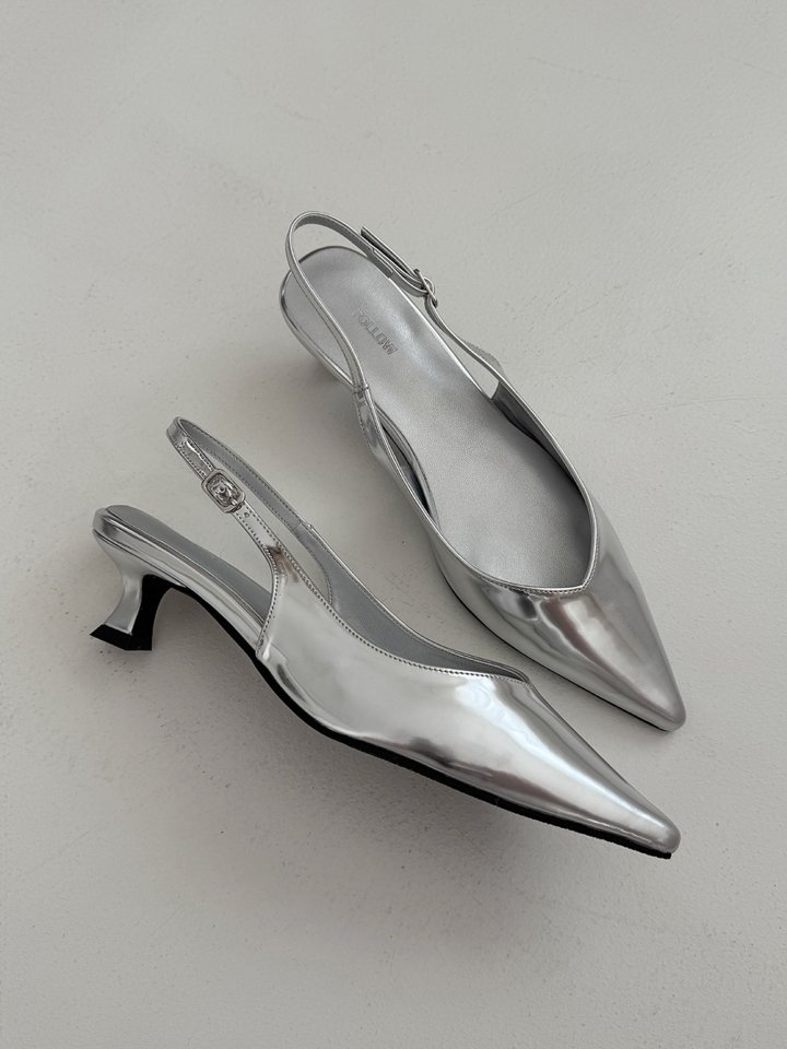 Vade - Korean Women Fashion - #womensfashion - Stiletto Slingback Vivid Color Heel - 4