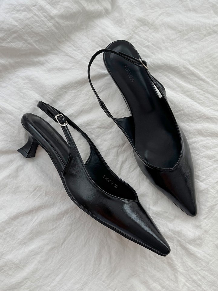Vade - Korean Women Fashion - #momslook - Stiletto Slingback Vivid Color Heel - 6