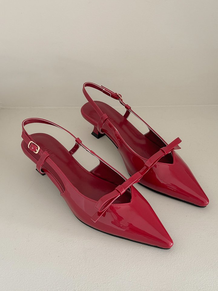 Vade - Korean Women Fashion - #momslook - Stiletto Slingback Pumps - 7