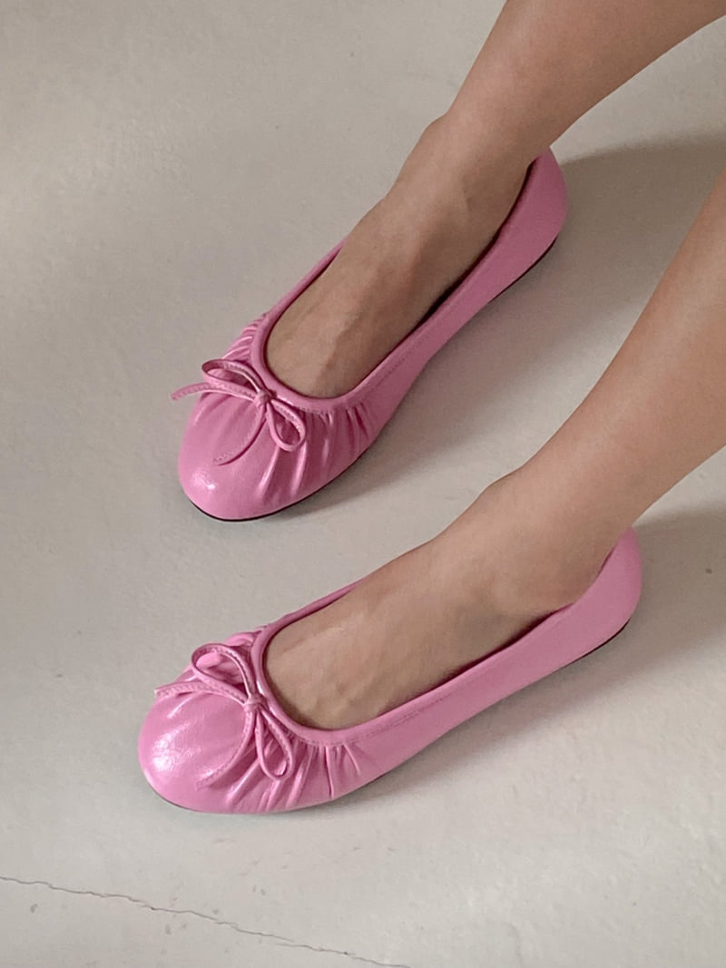Vade - Korean Women Fashion - #momslook - Ribbon Banding Cloud Flat - 12