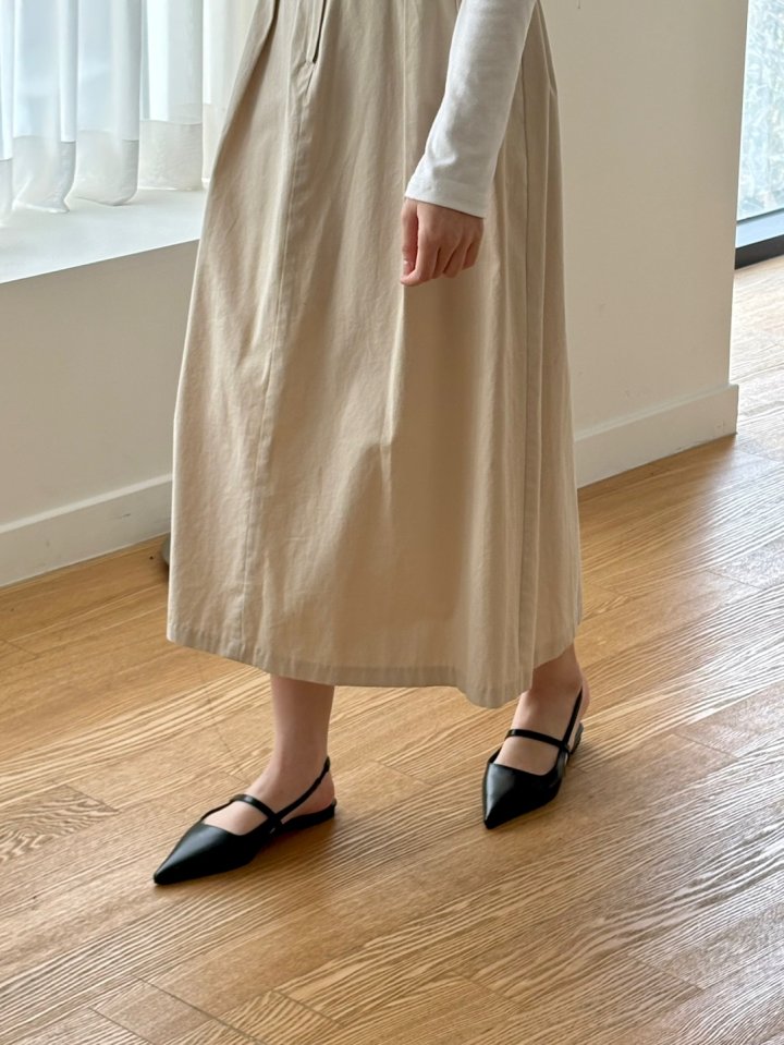 Vade - Korean Women Fashion - #momslook - Stiletto Flat Heel Strap - 11