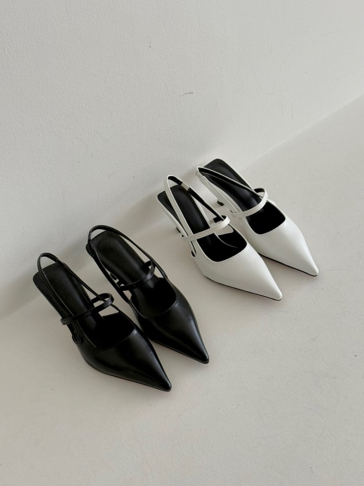 Vade - Korean Women Fashion - #momslook - Stiletto Slingback Heel - 2