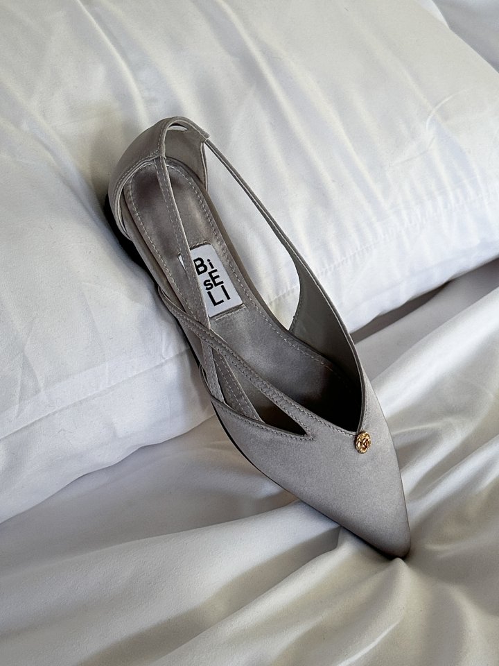 Vade - Korean Women Fashion - #momslook -  Stiletto Satin Flat - 5