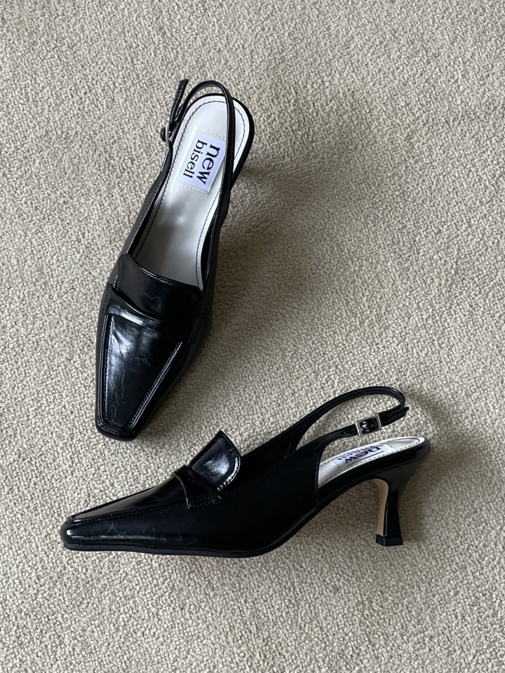 Vade - Korean Women Fashion - #momslook - Slingback Loafer Heel - 3