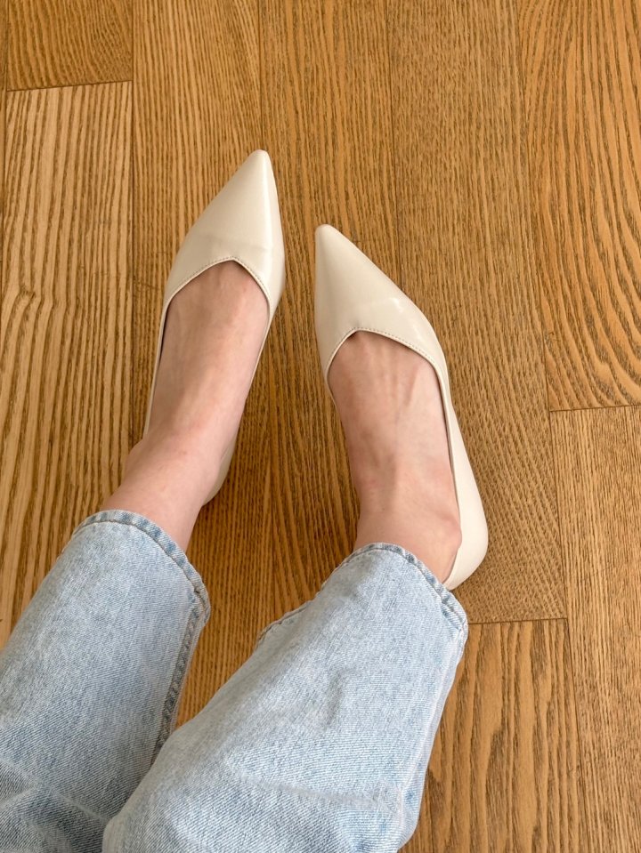Vade - Korean Women Fashion - #momslook - Basic Stiletto Flat - 6