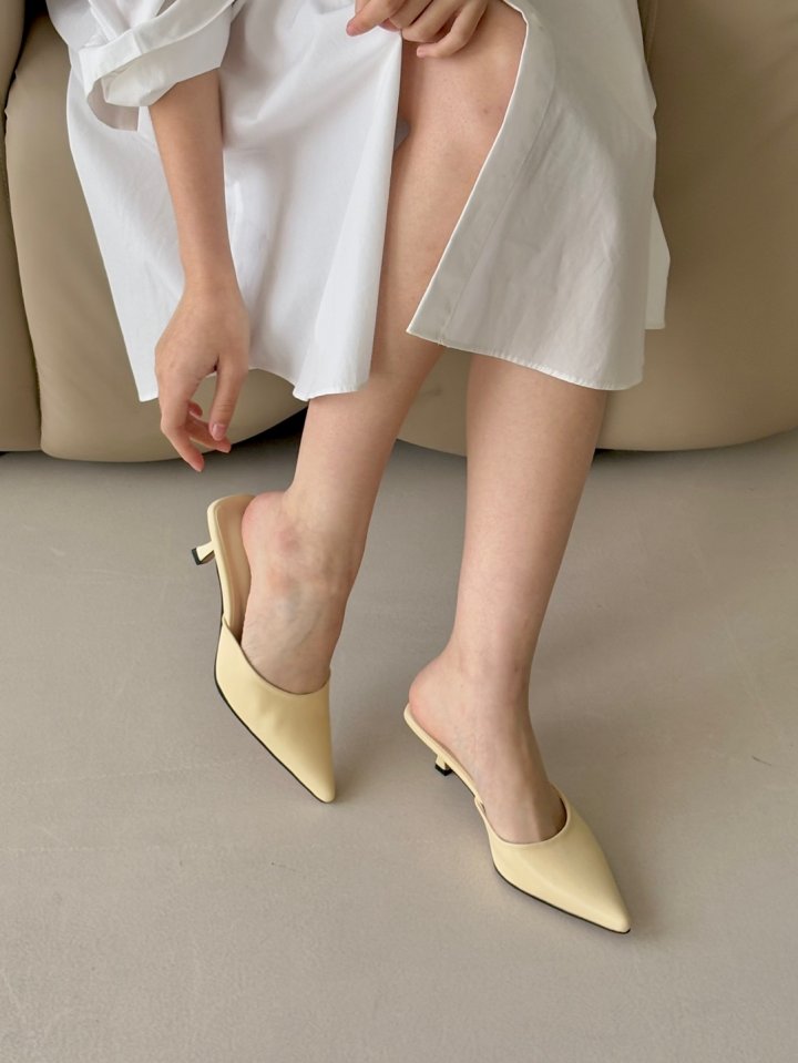 Vade - Korean Women Fashion - #momslook - Stiletto Mule Sandal Heel - 10