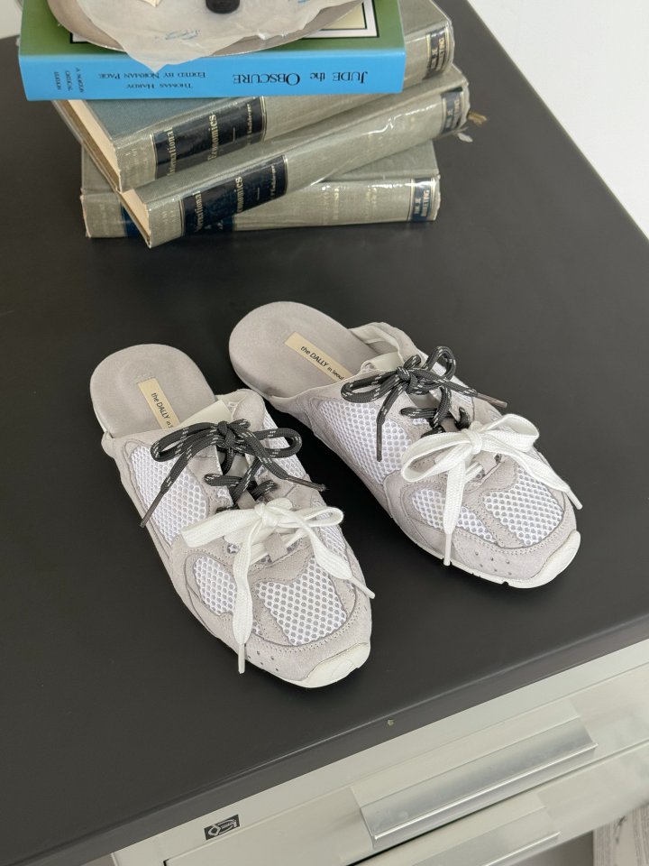 Vade - Korean Women Fashion - #momslook - Mesh Mule Sneakers - 11