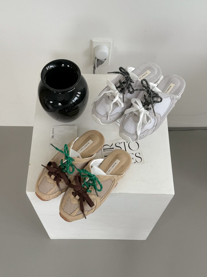 Vade - Korean Women Fashion - #momslook - Mesh Mule Sneakers - 5