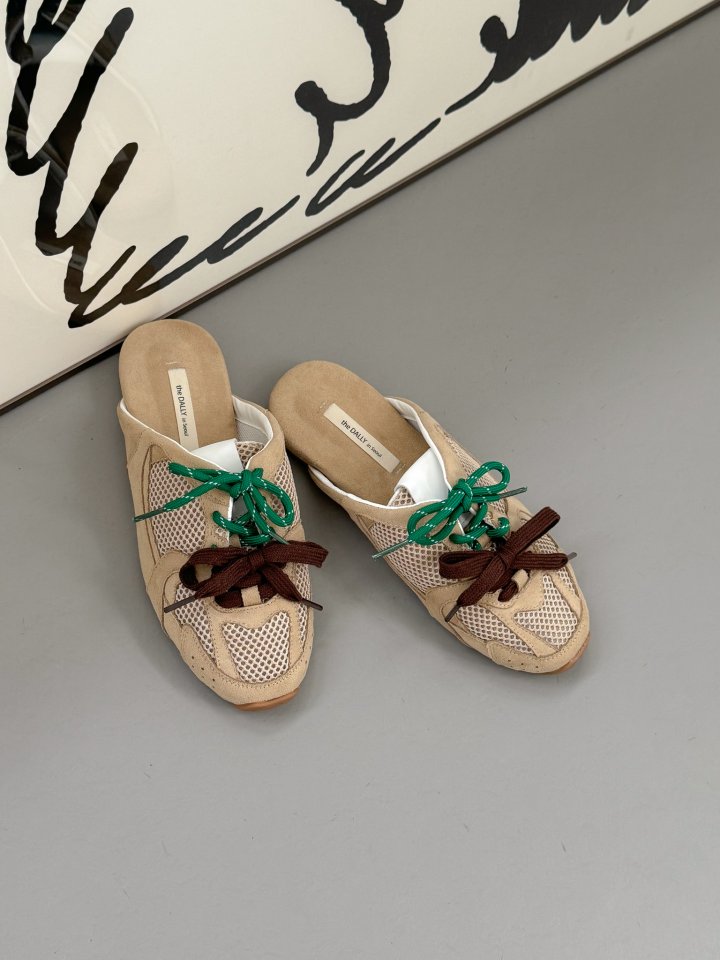 Vade - Korean Women Fashion - #momslook - Mesh Mule Sneakers - 7