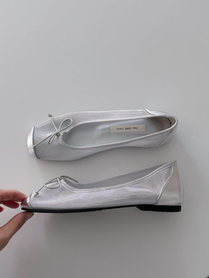 Vade - Korean Women Fashion - #momslook - Square Mesh Flat Vivid - 12