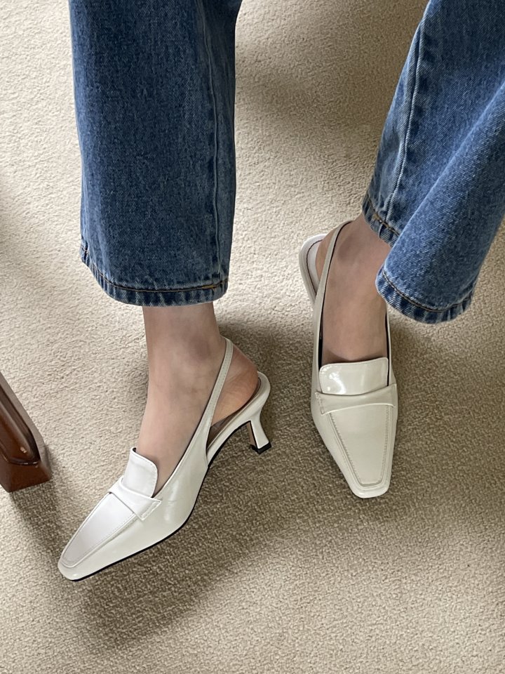Vade - Korean Women Fashion - #romanticstyle - Slingback Loafer Heel - 10