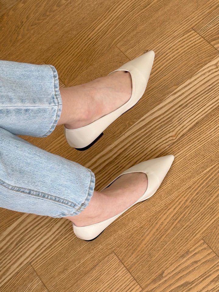 Vade - Korean Women Fashion - #thelittlethings - Basic Stiletto Flat - 5