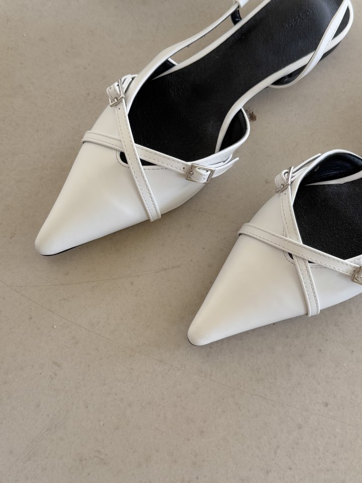 Vade - Korean Women Fashion - #thelittlethings - Stiletto Twist Slingback Flat - 3