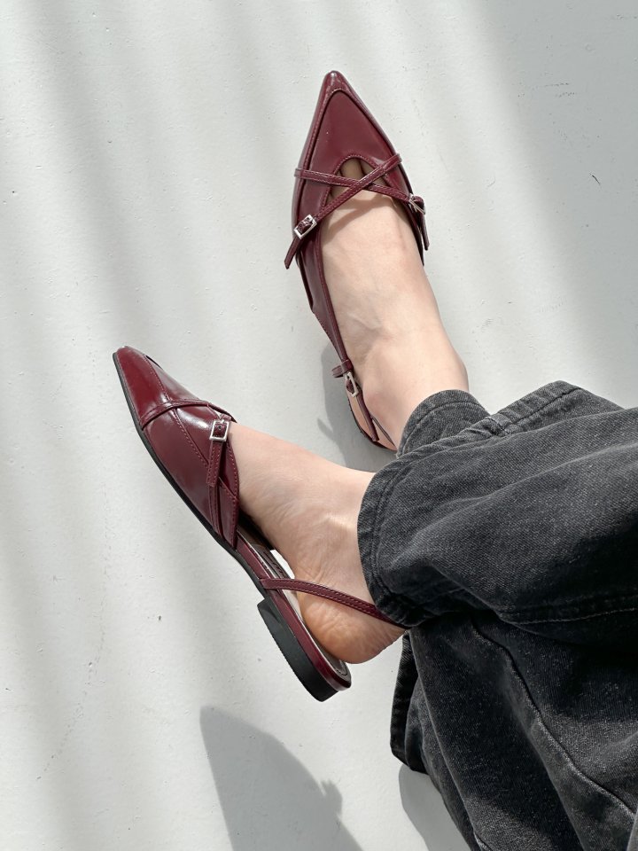 Vade - Korean Women Fashion - #womensfashion - Stiletto Slingback Flat - 11