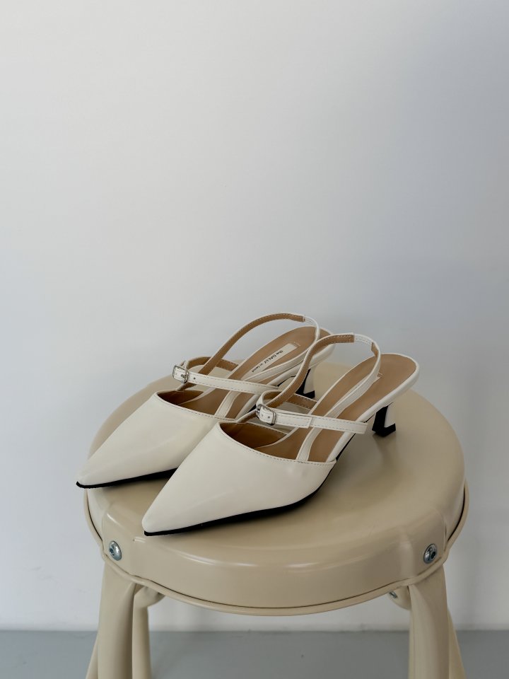 Vade - Korean Women Fashion - #momslook - Stiletto Slingback Mule Heel - 4