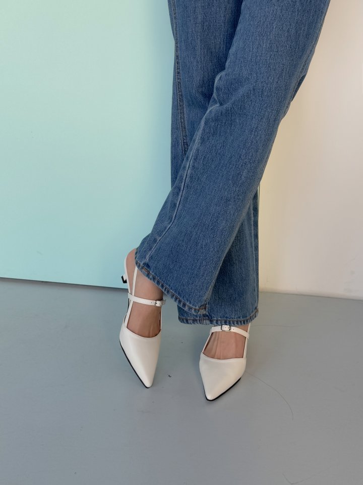 Vade - Korean Women Fashion - #womensfashion - Stiletto Slingback Mule Heel - 8