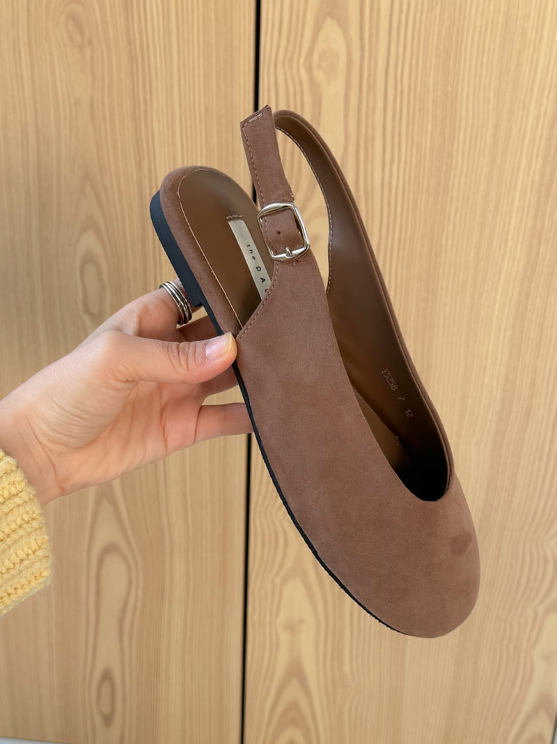 Vade - Korean Women Fashion - #womensfashion - Low Heel Slingback Flat - 11
