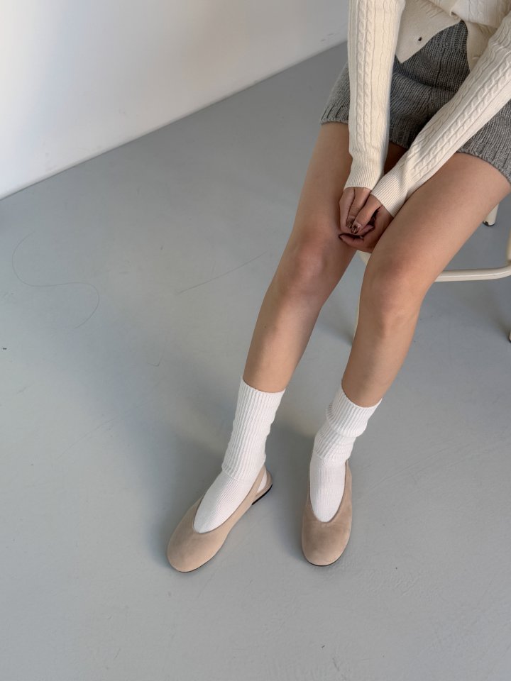 Vade - Korean Women Fashion - #womensfashion - Low Heel Slingback Flat - 5