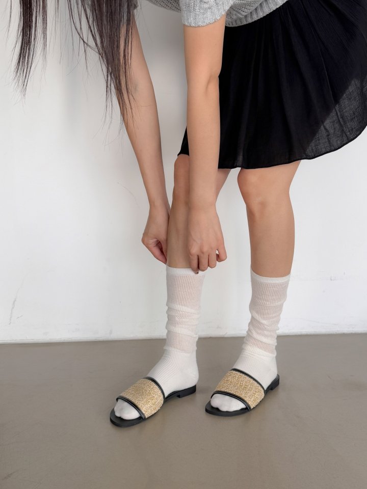 Vade - Korean Women Fashion - #womensfashion - Rattan Slipper Round