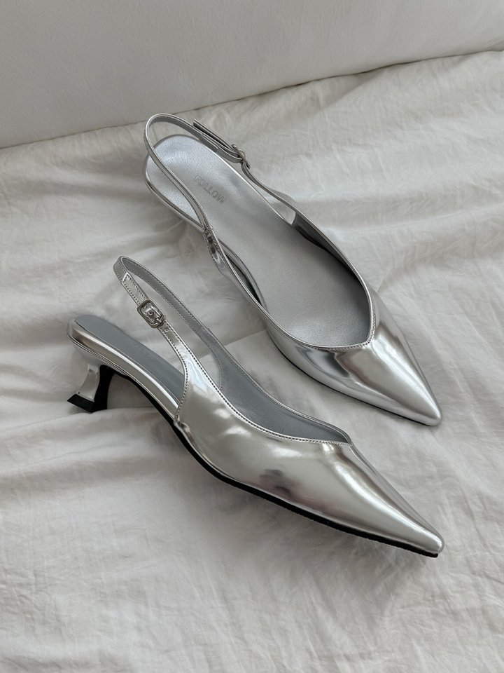 Vade - Korean Women Fashion - #womensfashion - Stiletto Slingback Vivid Color Heel - 5