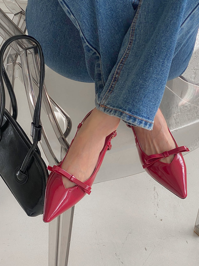 Vade - Korean Women Fashion - #womensfashion - Stiletto Slingback Pumps - 12
