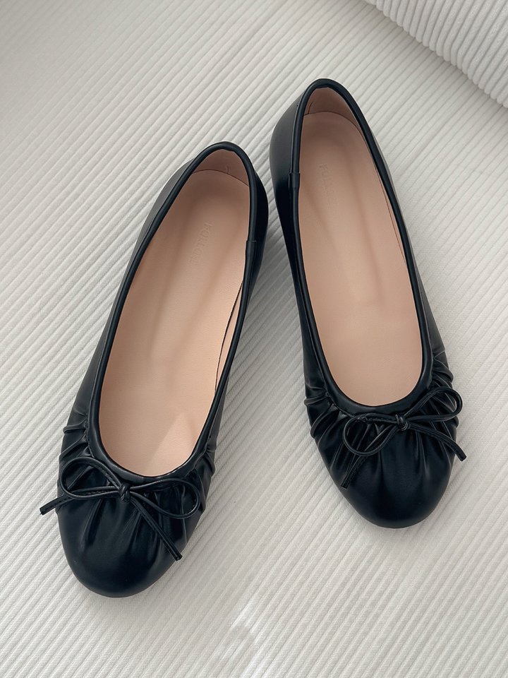 Vade - Korean Women Fashion - #womensfashion - Ribbon Banding Cloud Flat - 11