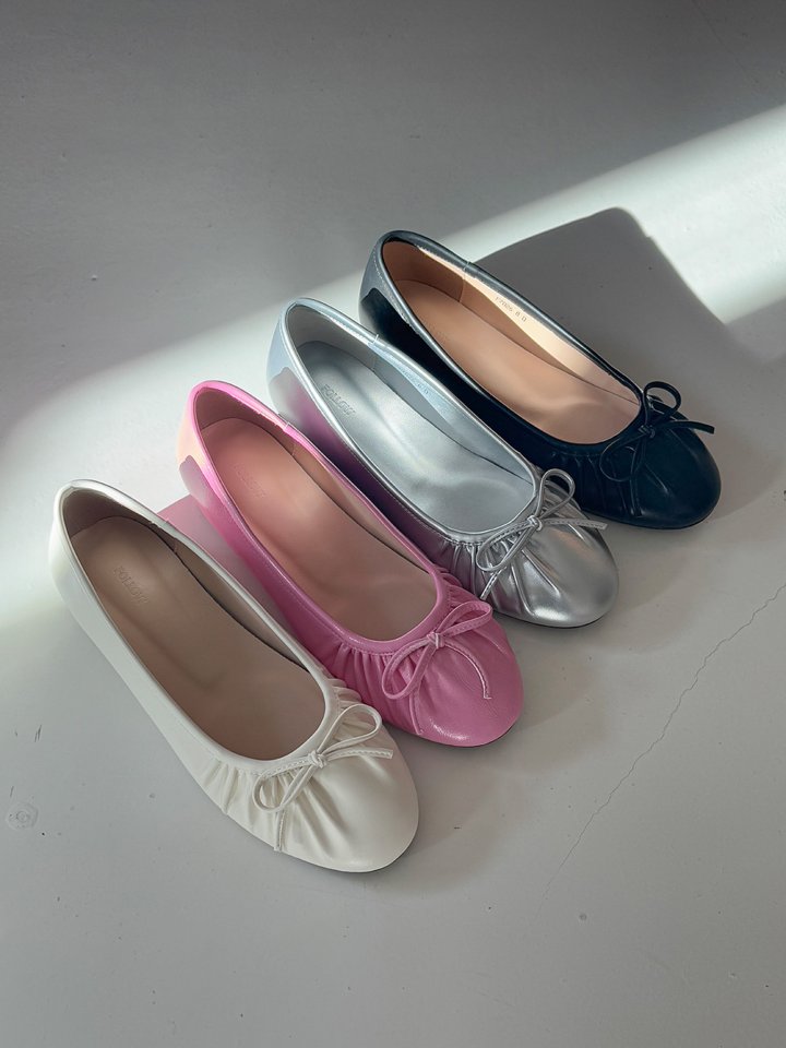 Vade - Korean Women Fashion - #womensfashion - Ribbon Banding Cloud Flat - 3