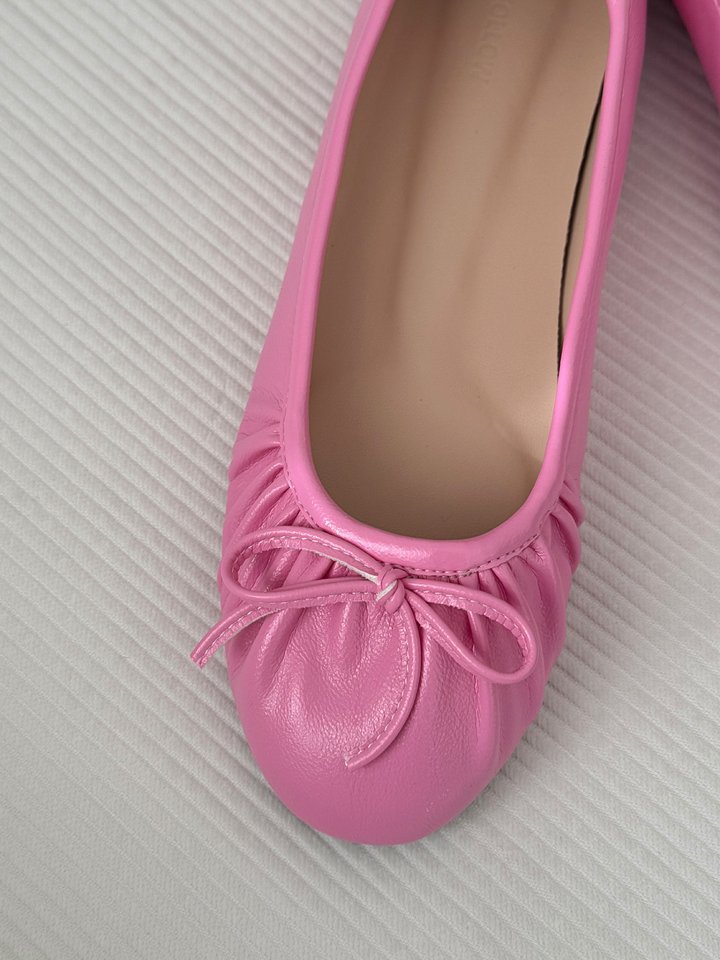 Vade - Korean Women Fashion - #womensfashion - Ribbon Banding Cloud Flat - 7