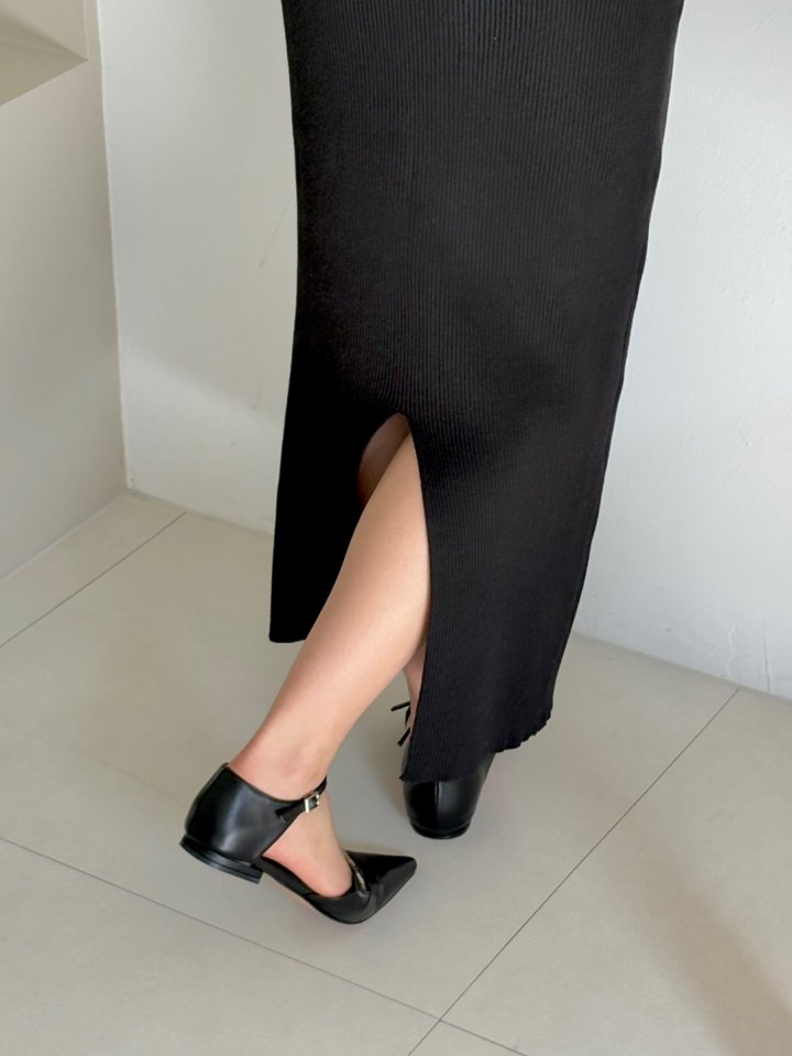 Vade - Korean Women Fashion - #momslook - Stiletto Mary Jane Ankle Strap Flat - 4