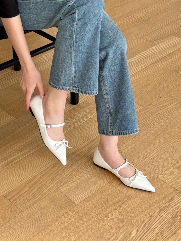 Vade - Korean Women Fashion - #womensfashion - Stiletto Flat Mary Jane - 3