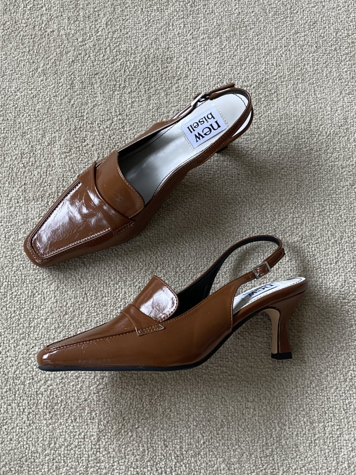 Vade - Korean Women Fashion - #womensfashion - Slingback Loafer Heel