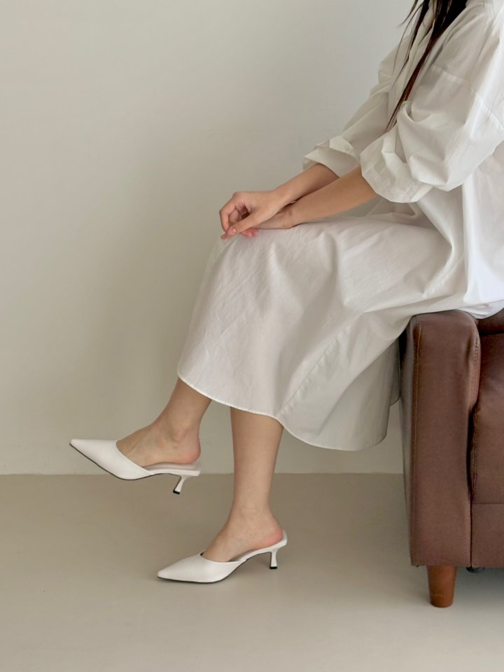 Vade - Korean Women Fashion - #womensfashion - Stiletto Mule Sandal Heel - 11