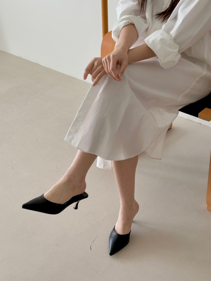 Vade - Korean Women Fashion - #womensfashion - Stiletto Mule Sandal Heel - 5